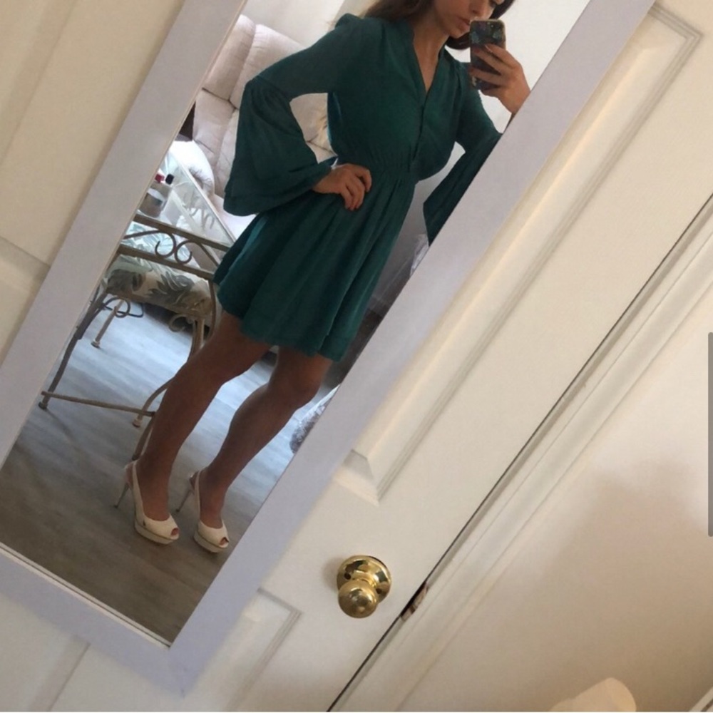 Pretty turquoise boho dress